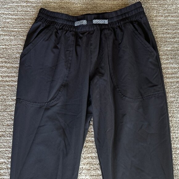 Patagonia Kid's Black Foxglenn Stretch Lightweight Joggers ~ L  ~ 12 ~ MINT!!!!! - Picture 2 of 7